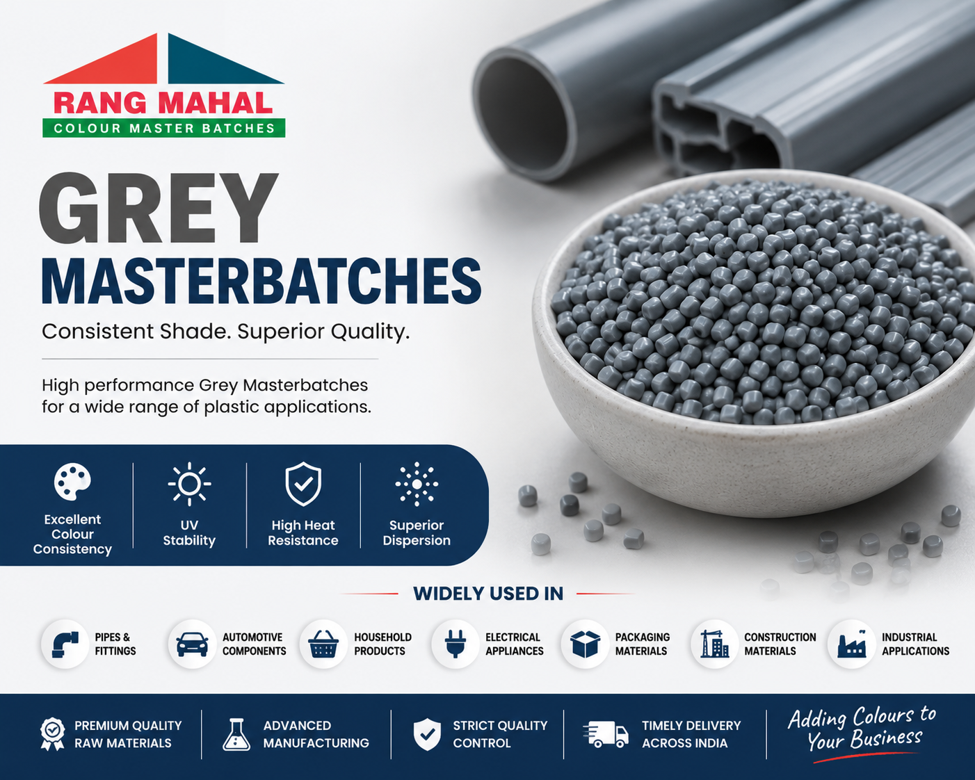 Grey Masterbatches Manufacturer in India